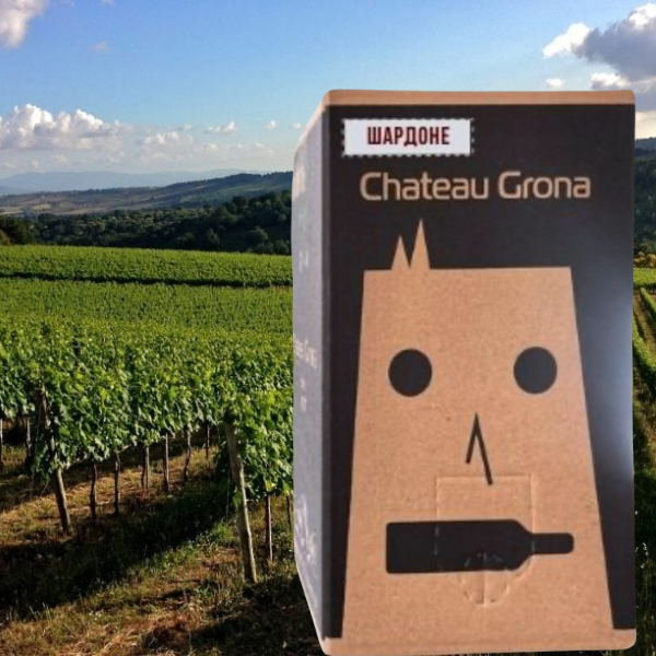 Вино ординарне столове Шардоне, біле, сухе 10л. ТМ CHATEAU GRONA